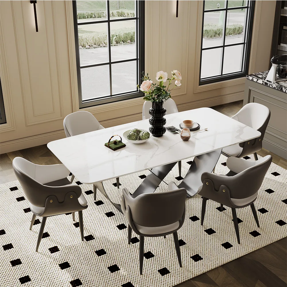 Contemporary Faux Leather Dining Chairs