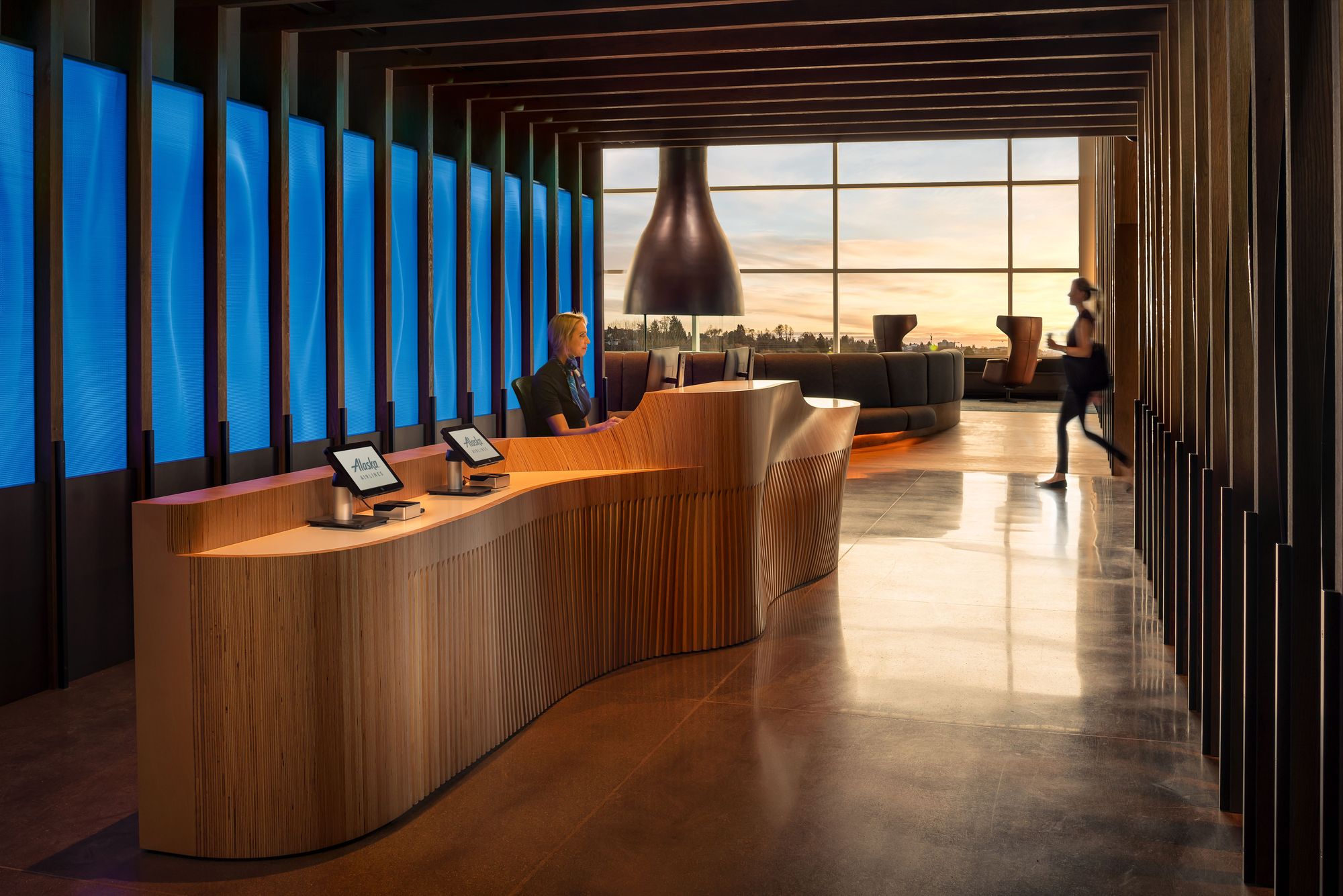 flagship lounge of Alaska Airlines-Daviana Group flagship lounge of Alaska Airlines-Daviana Group
