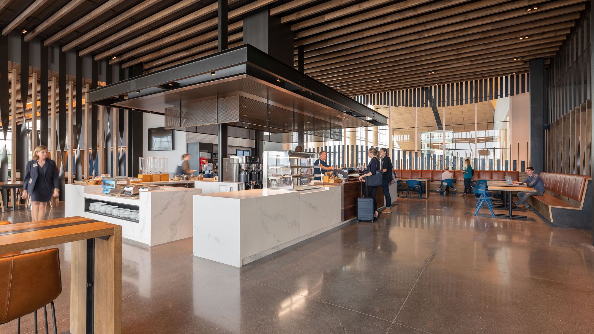 flagship lounge of Alaska Airlines-Daviana Group flagship lounge of Alaska Airlines-Daviana Group