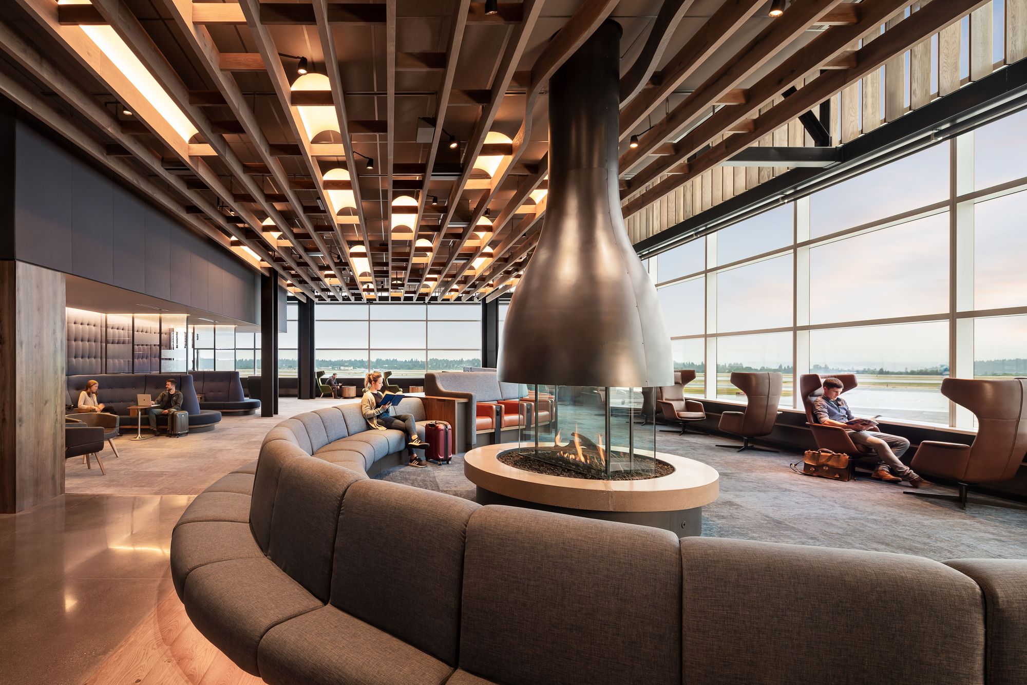 flagship lounge of Alaska Airlines-Daviana Group flagship lounge of Alaska Airlines-Daviana Group