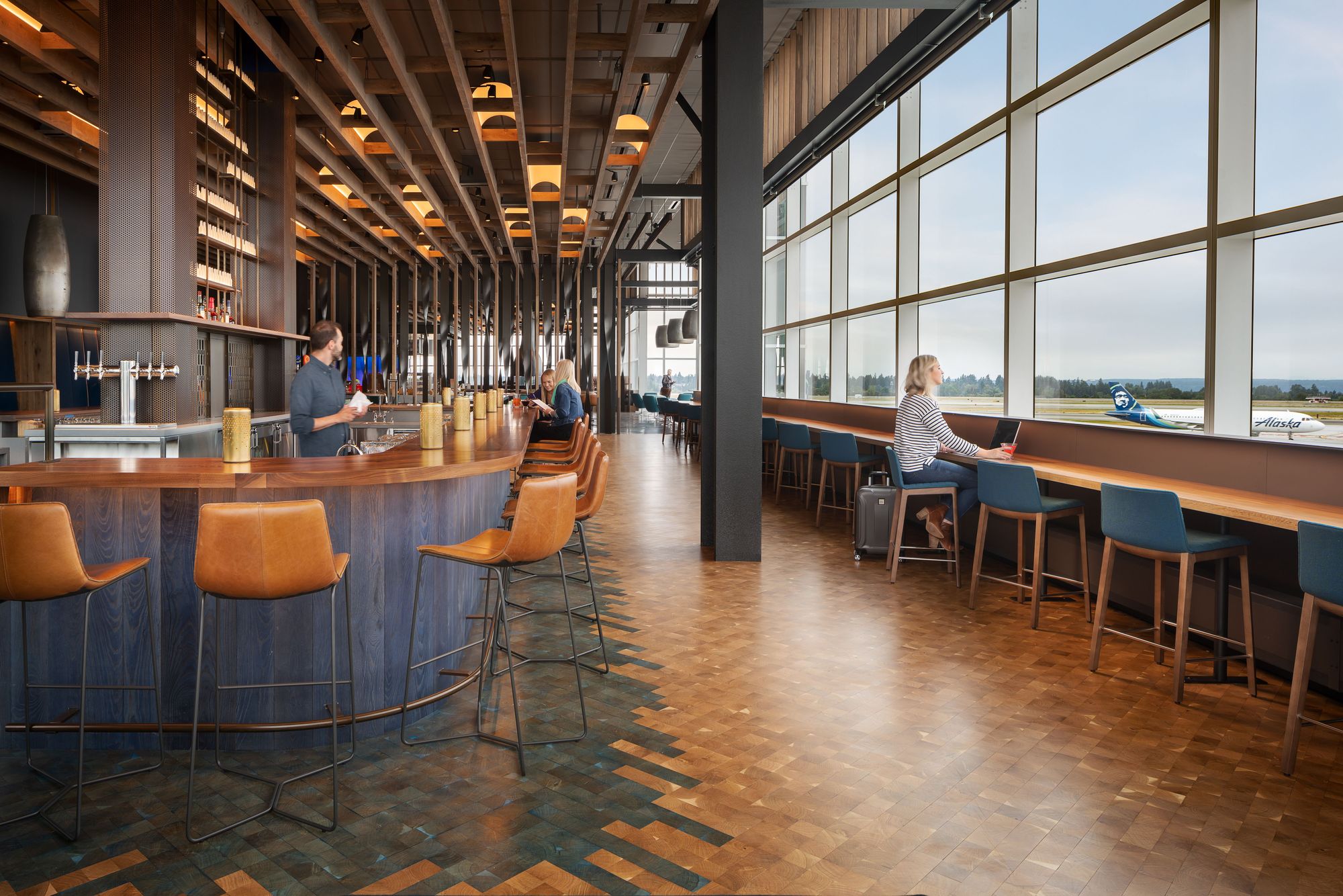 flagship lounge of Alaska Airlines-Daviana Group flagship lounge of Alaska Airlines-Daviana Group