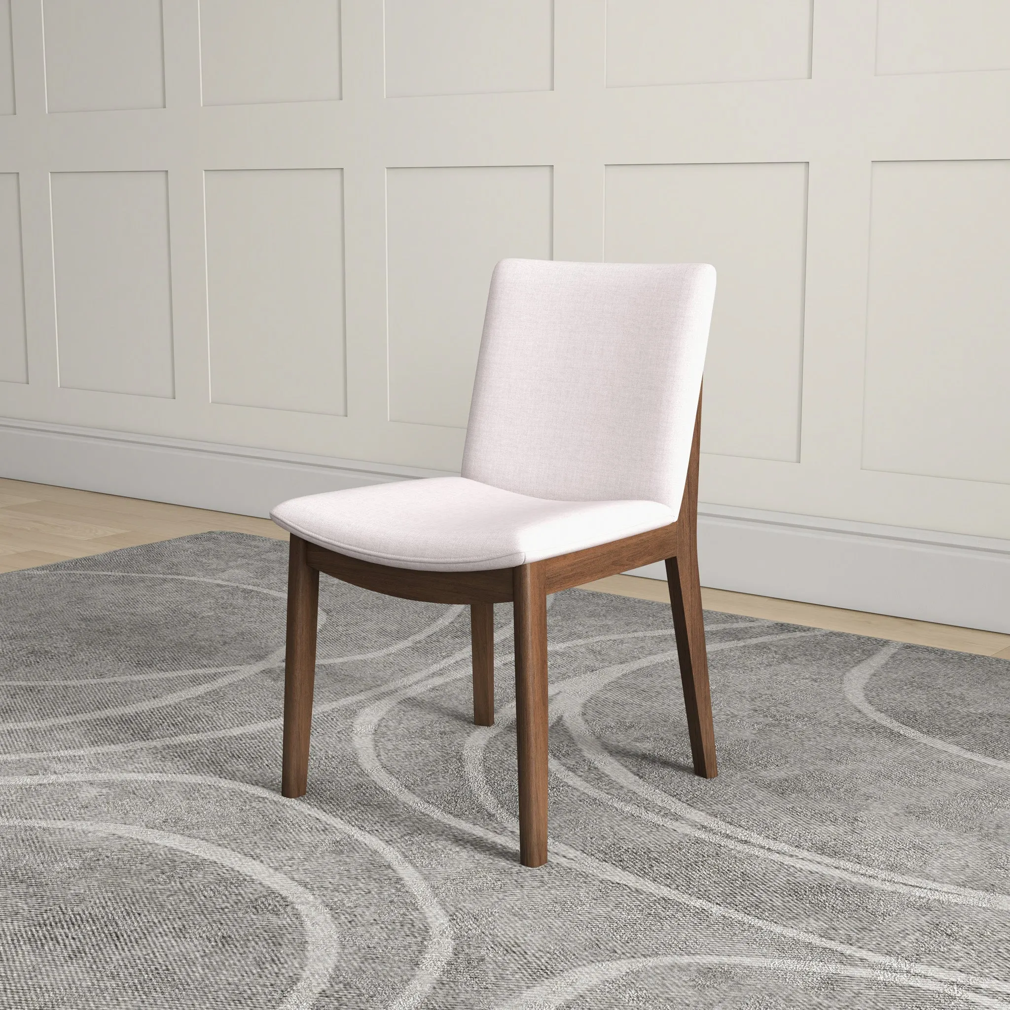Mid-Century Modern Upholstered Wood Dining Chairs Mid-Century Modern Upholstered Wood Dining Chairs