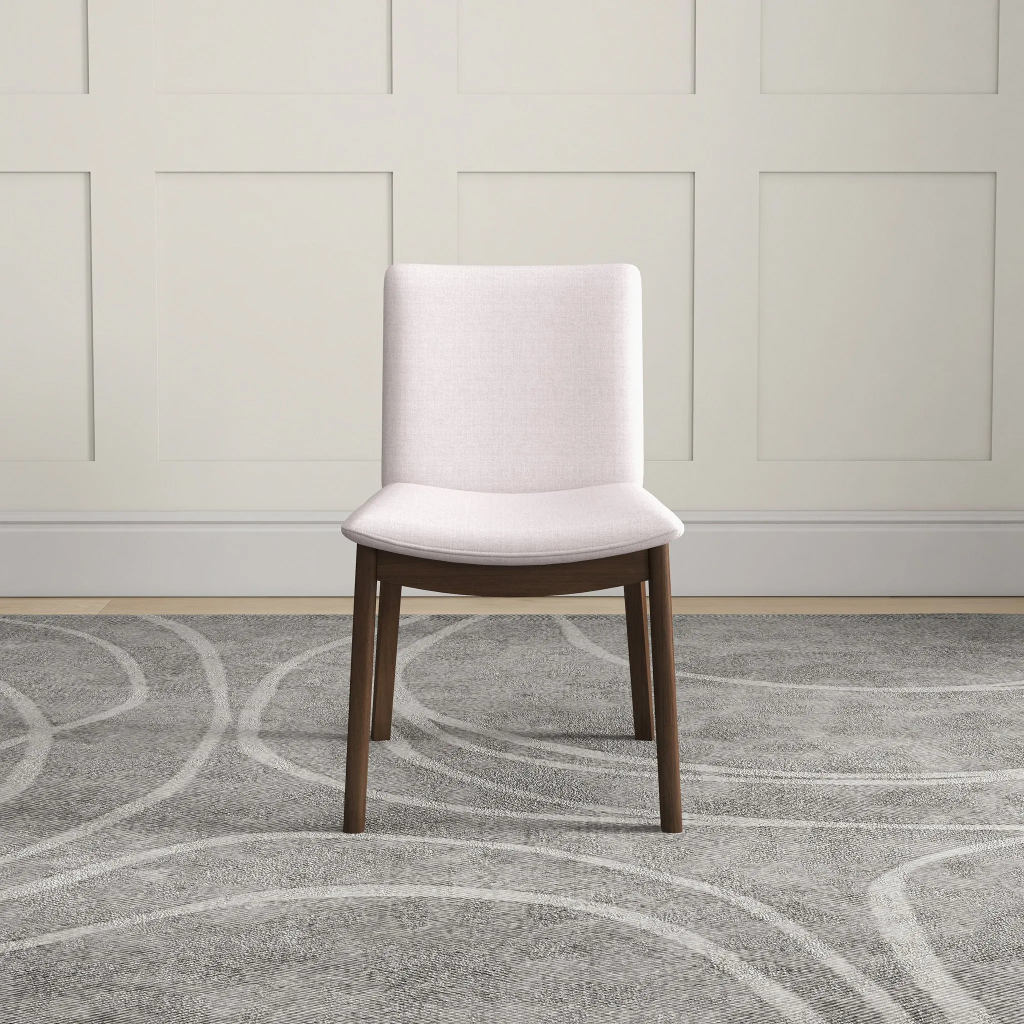 Mid-Century Modern Upholstered Wood Dining Chairs Mid-Century Modern Upholstered Wood Dining Chairs