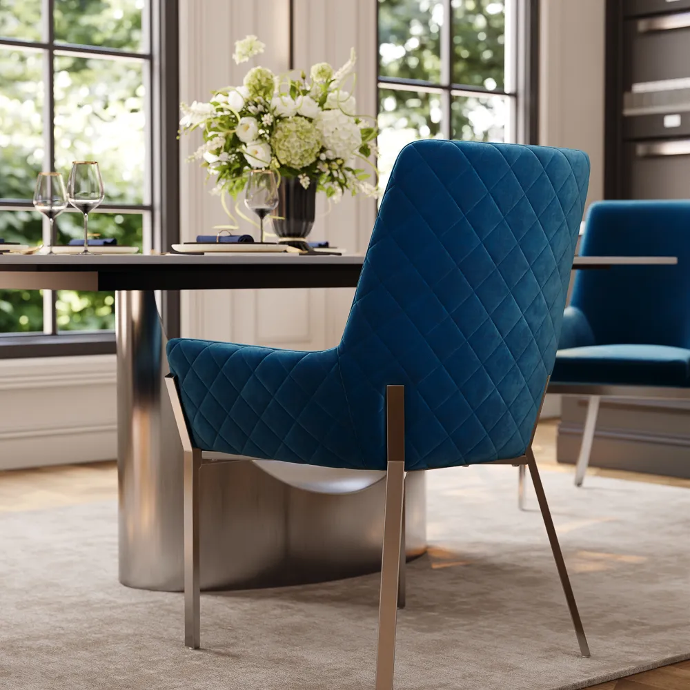 2026042401402483Contemporary Blue Velvet Dining Chairs Contemporary Blue Velvet Dining Chairs