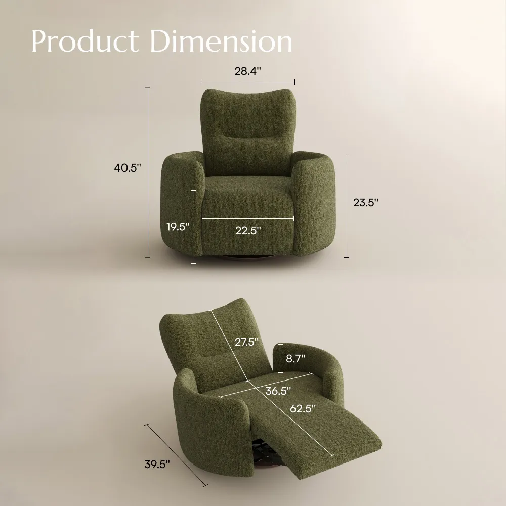 Swivel Power Barrel Recliner Swivel Power Barrel Recliner