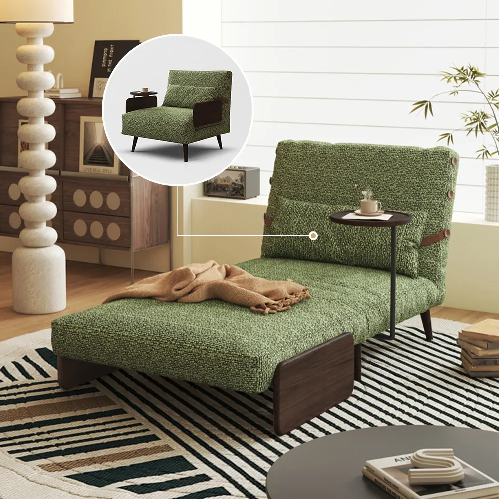 Green Folding Accent Chair