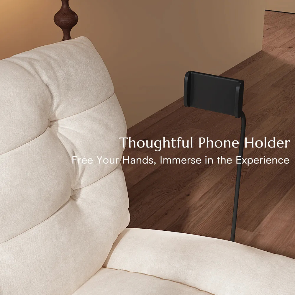 Power Recliner Lounge Swivel Chair With Hidden Storage