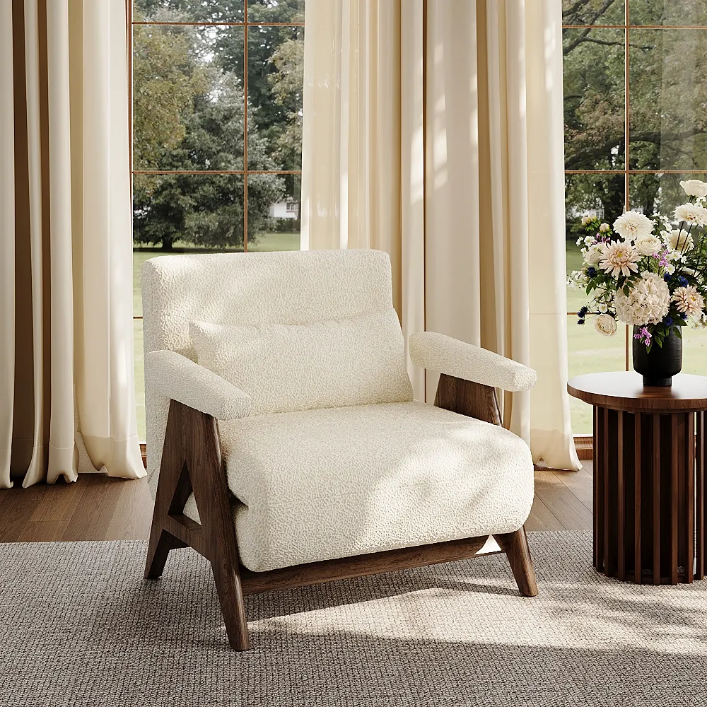 Mid-Century Modern Lounge Chair Sofa Bed with Adjustable Backrest Mid-Century Modern Lounge Chair Sofa Bed with Adjustable Backrest