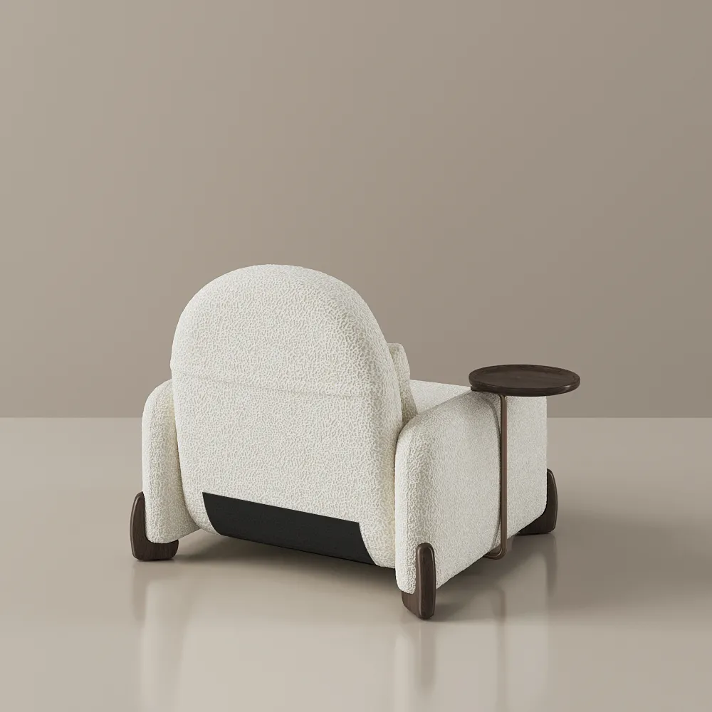 Convertible Sofa Bed with Manual Recliner & Side Tray Convertible Sofa Bed with Manual Recliner & Side Tray