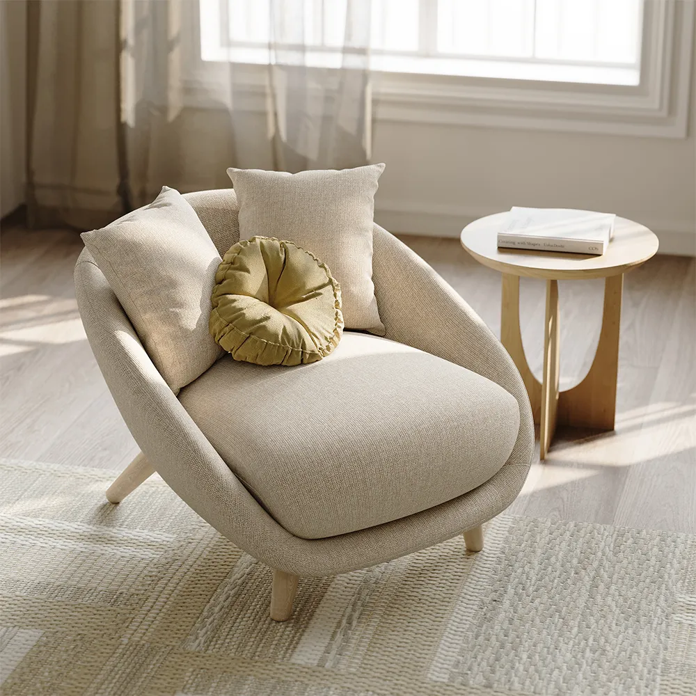 Minimalist Round Accent Chair Minimalist Round Accent Chair