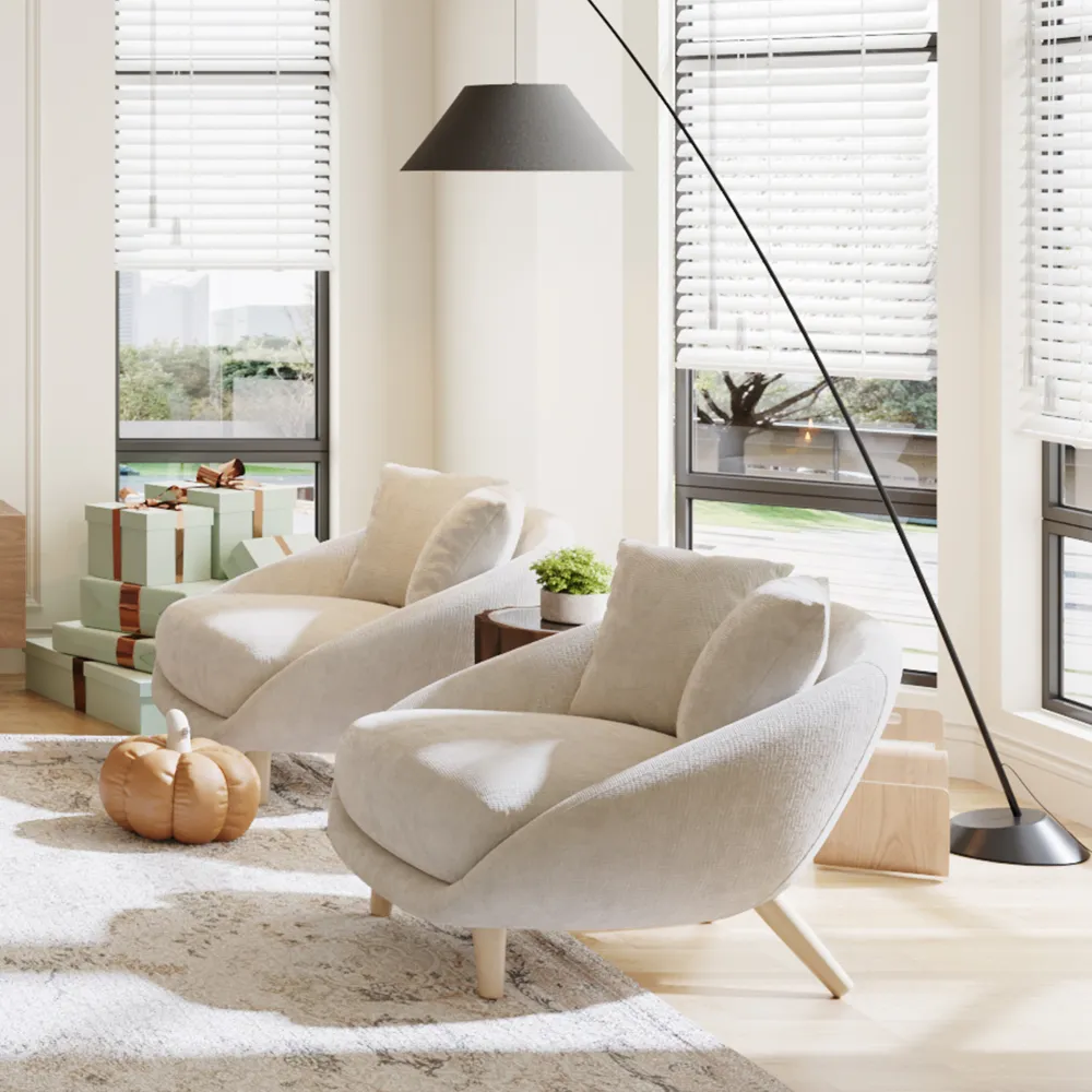 Minimalist Round Accent Chair Minimalist Round Accent Chair