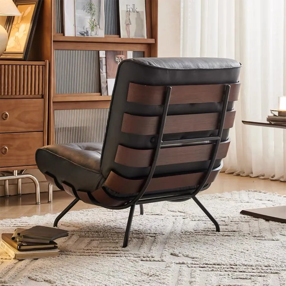 Mid-Century Modern Black Accent Chair Mid-Century Modern Black Accent Chair