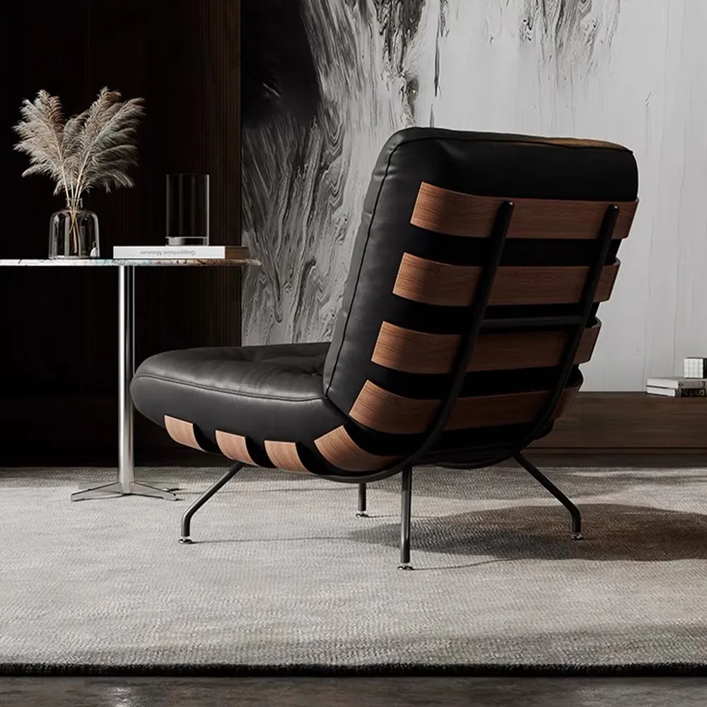 Mid-Century Modern Black Accent Chair Mid-Century Modern Black Accent Chair