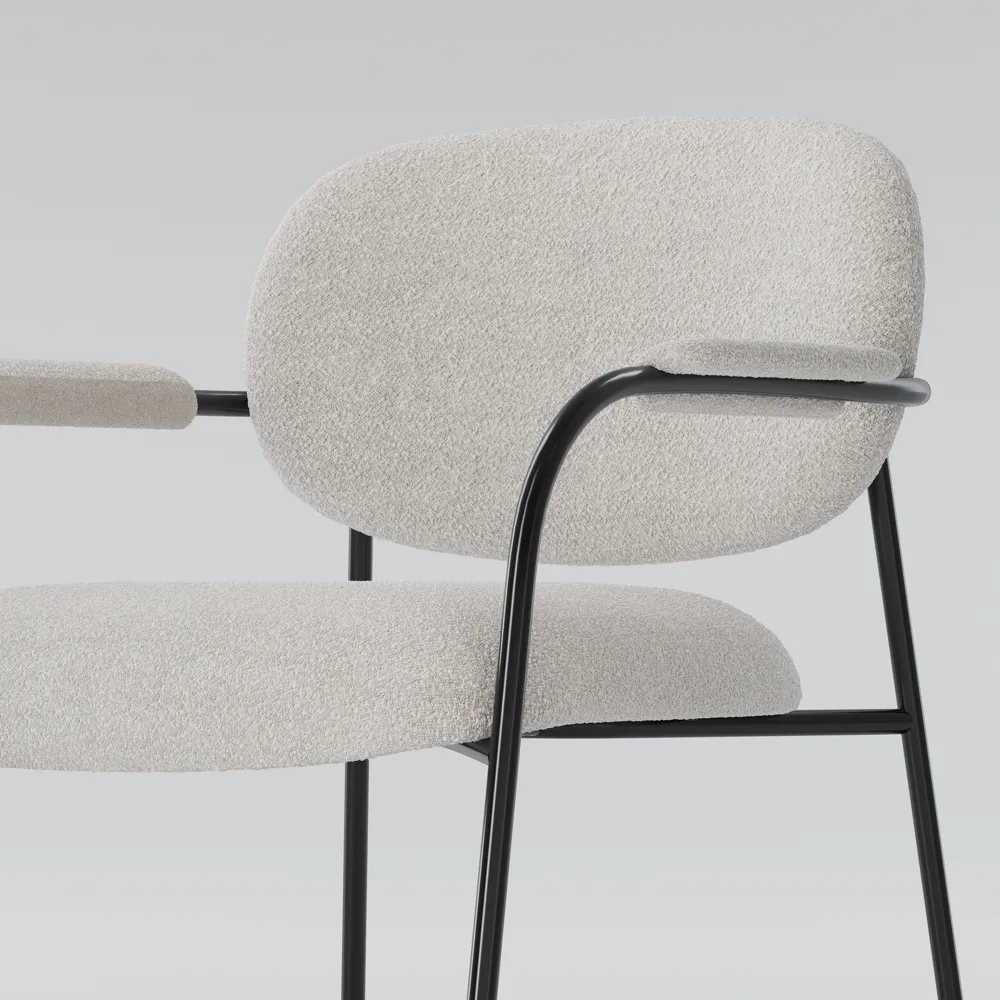 Modern Beige Velvet Lounge Chair Modern Beige Velvet Lounge Chair