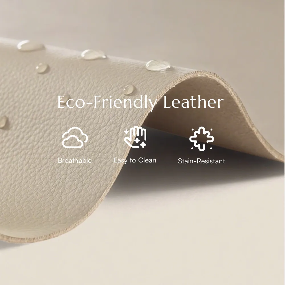 Push-Back Lounge Recliner Chair with Eco Leather