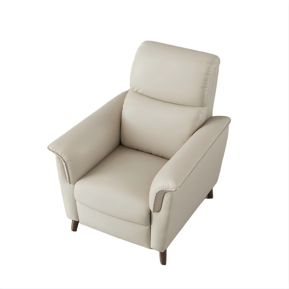 Push-Back Lounge Recliner Chair with Eco Leather