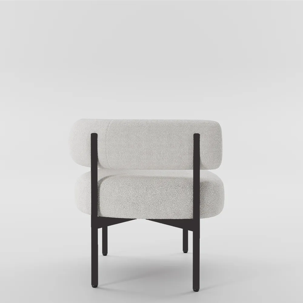 Modern Beige Sherpa Lounge Chair Modern Beige Sherpa Lounge Chair