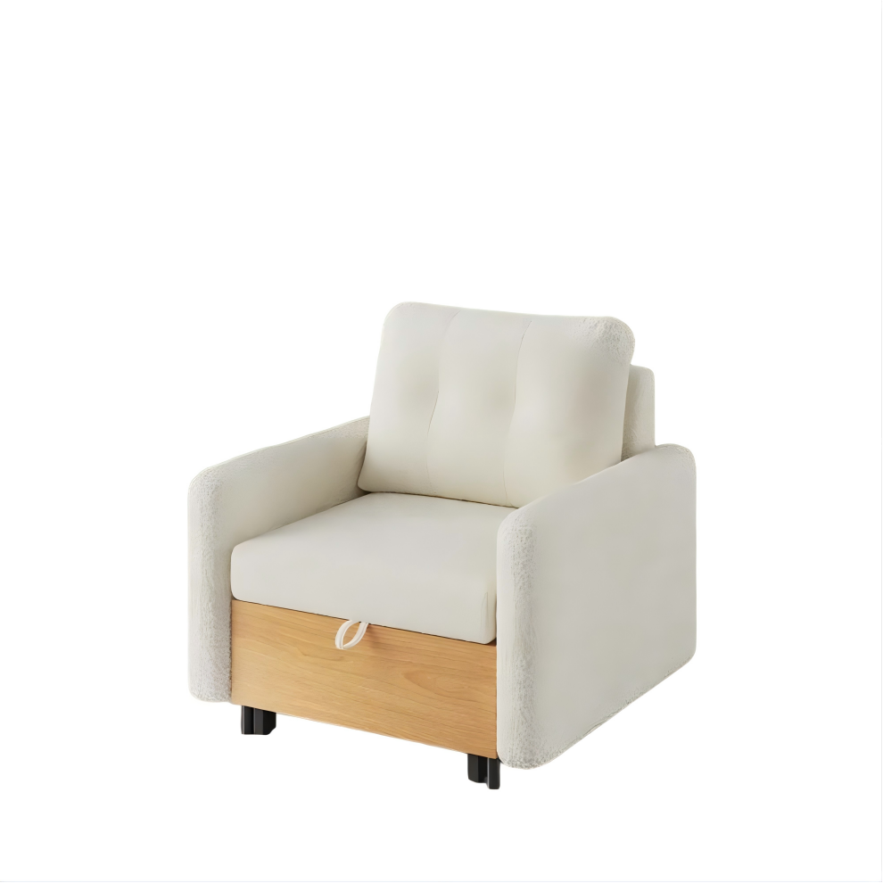 White Velvet Sofa Bed Chair White Velvet Sofa Bed Chair