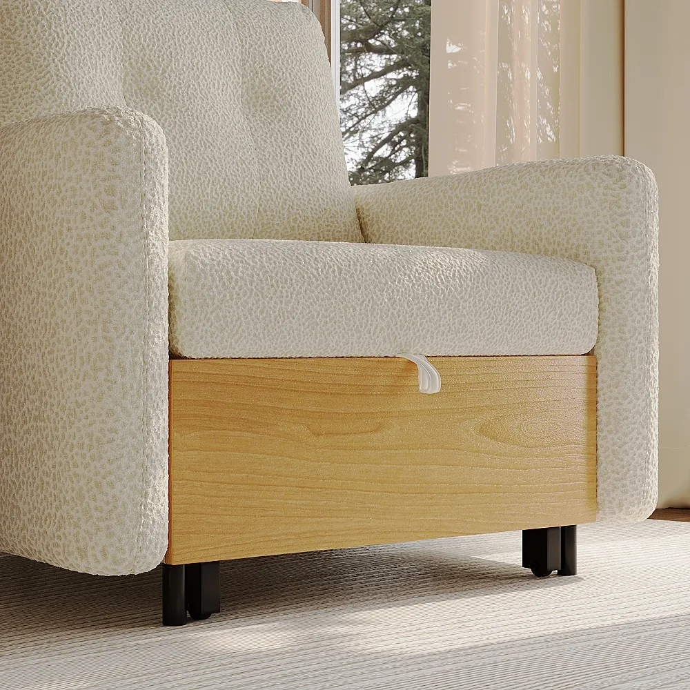 White Velvet Sofa Bed Chair White Velvet Sofa Bed Chair