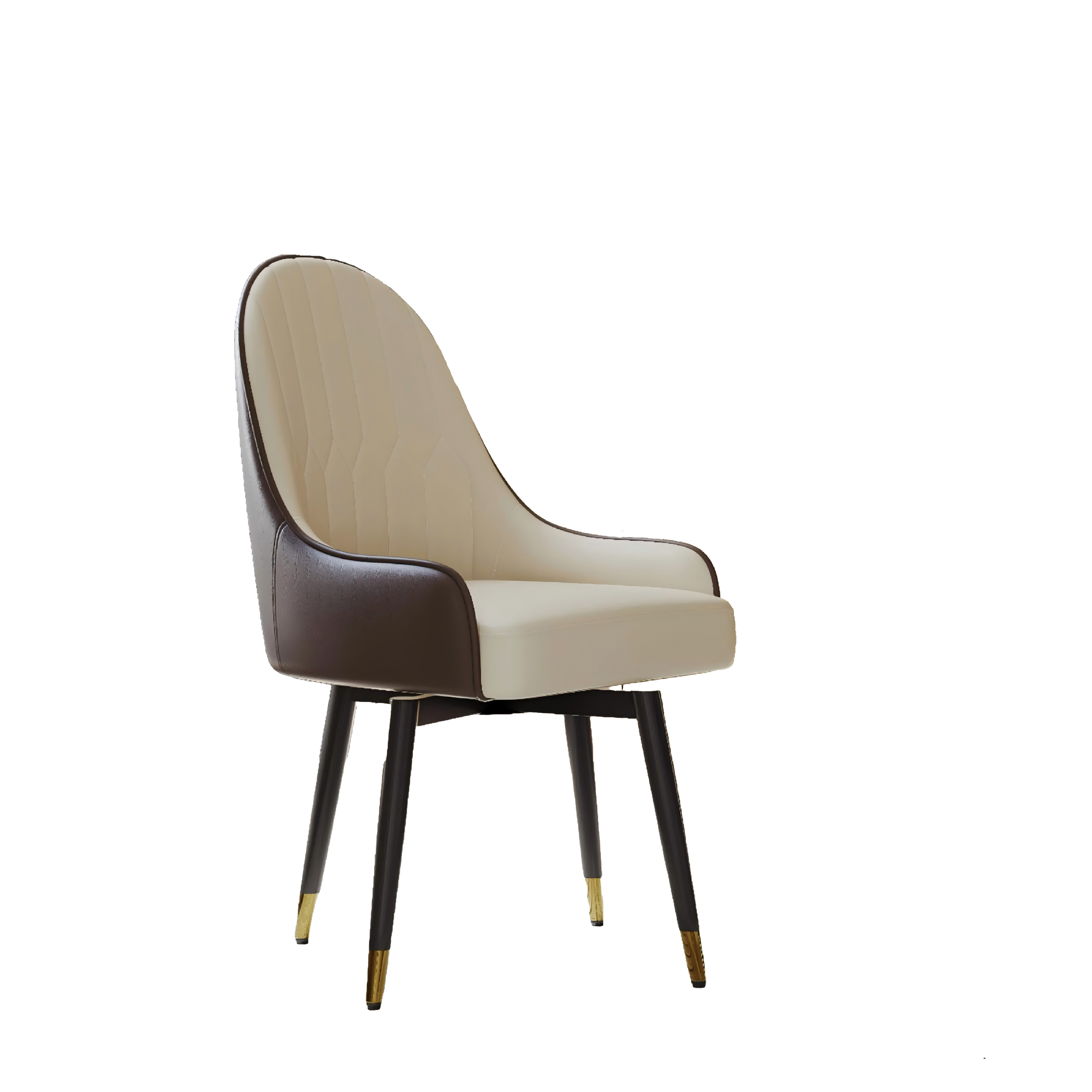 Modern Upholstered Swivel Dining Chairs