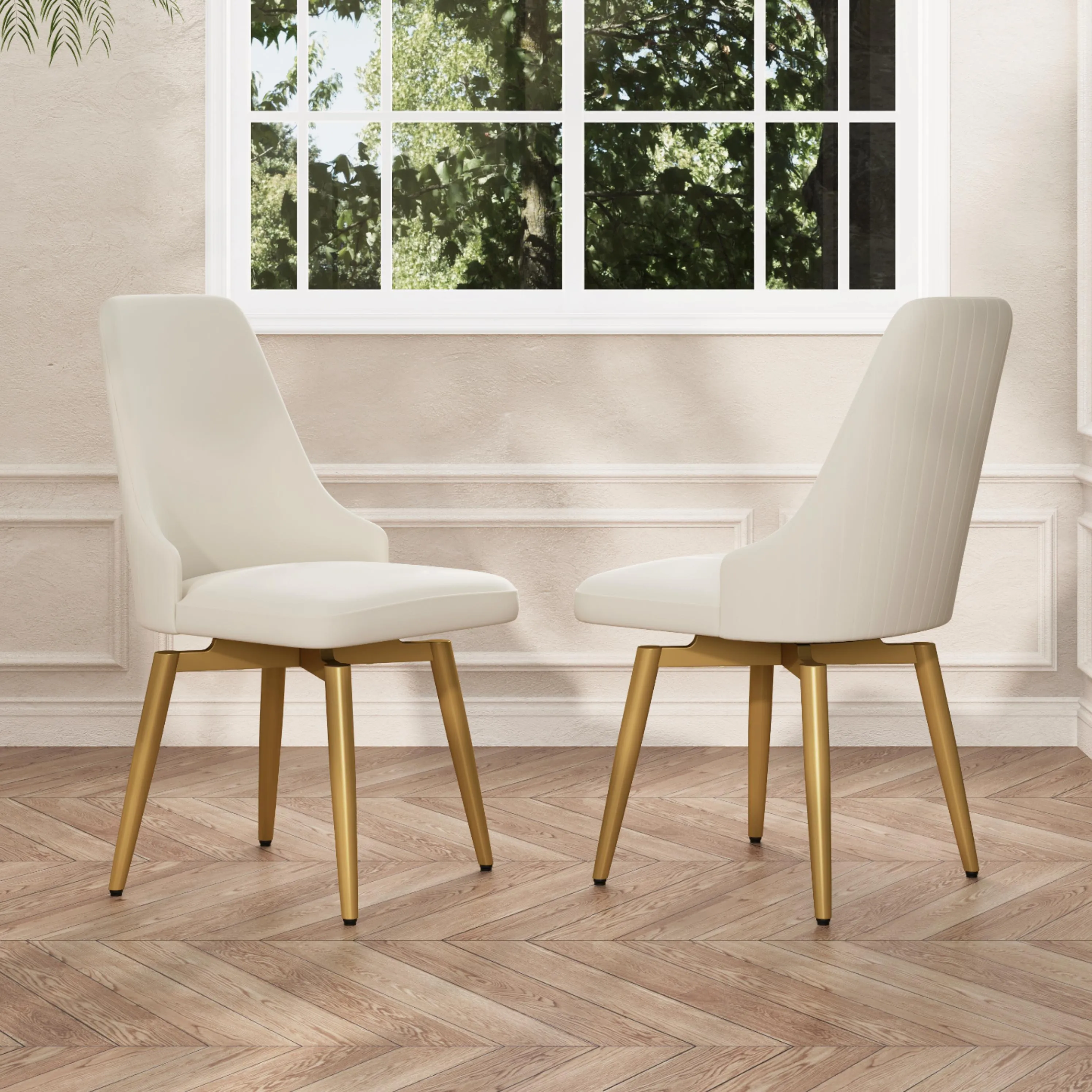 Modern Swivel Upholstered Dining Chairs Modern Swivel Upholstered Dining Chairs