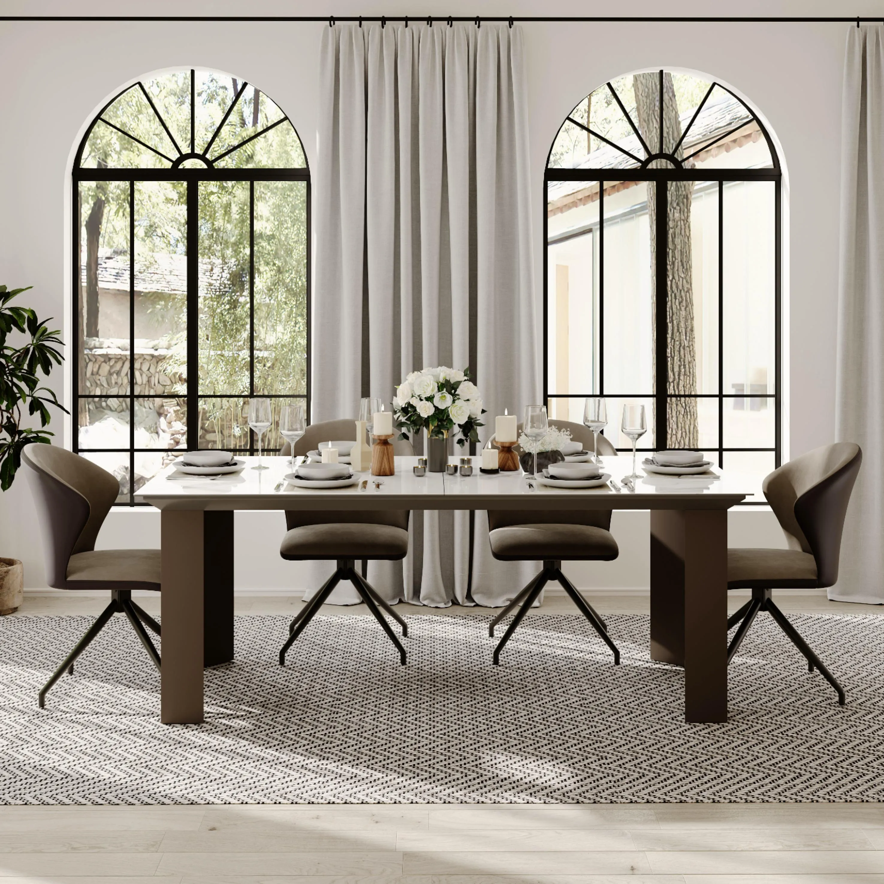 Modern Upholstered Dining Chairs