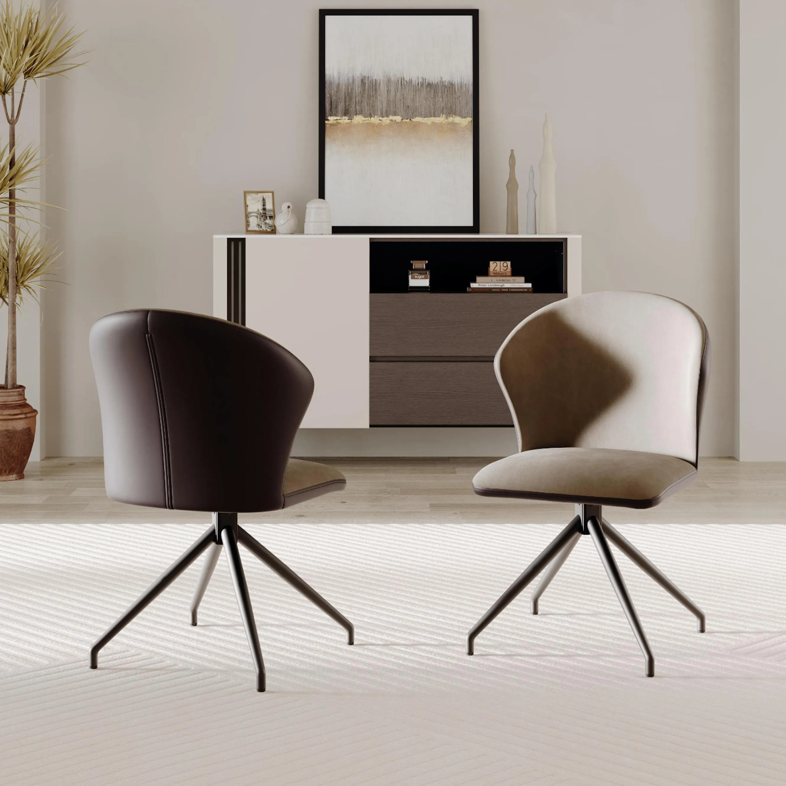 Modern Upholstered Dining Chairs