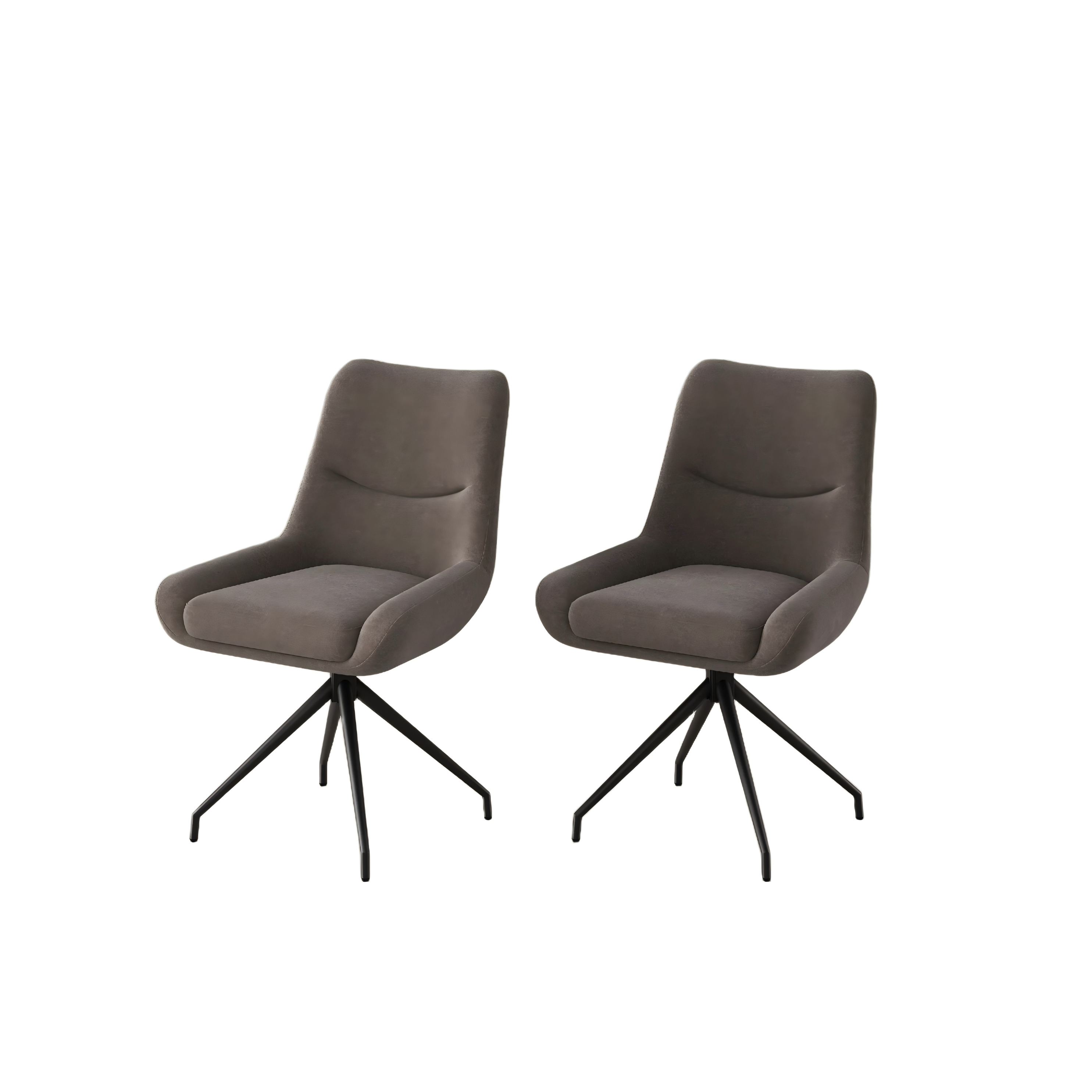 Modern Swivel Upholstered Dining Chairs