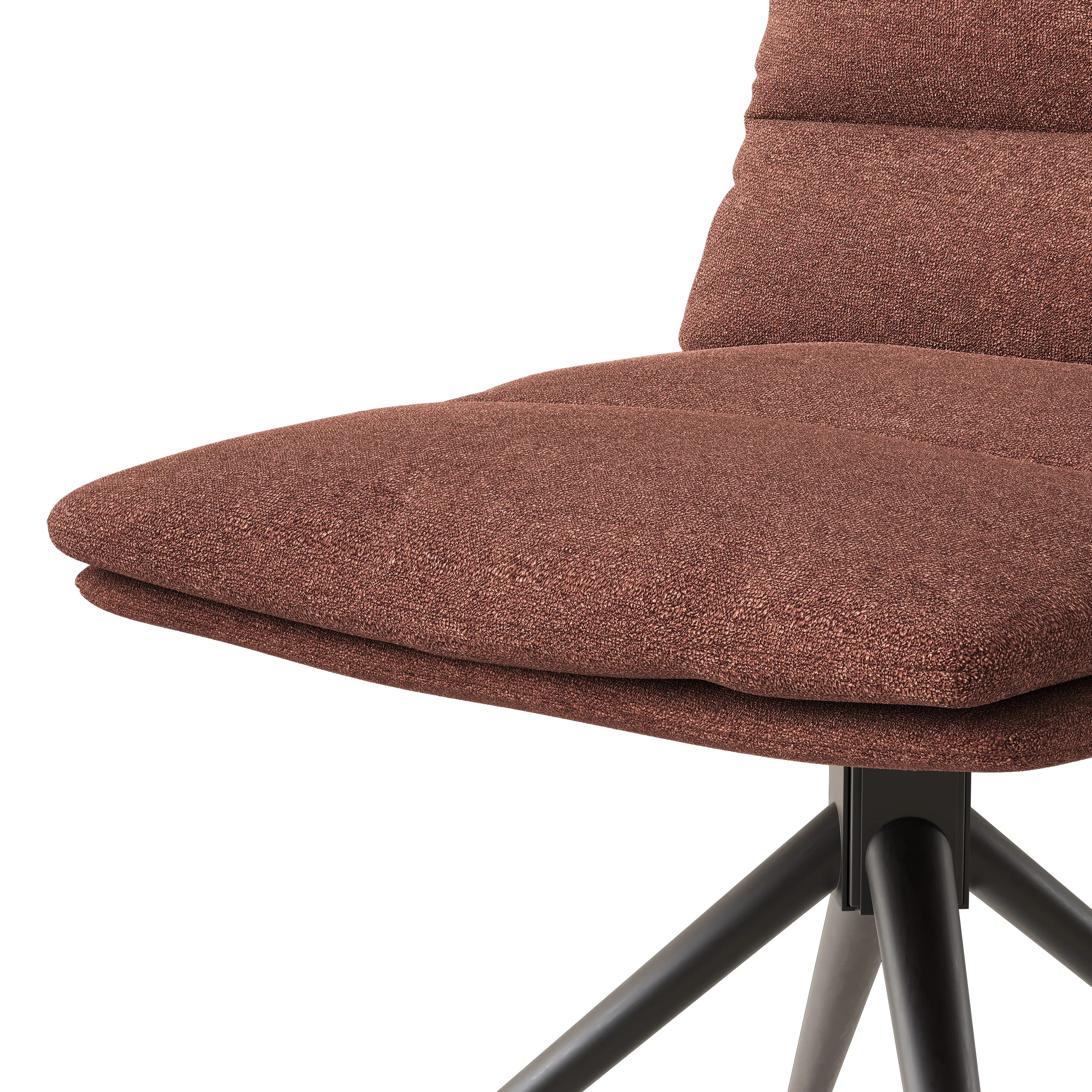 Modern Swivel Upholstered Dining Chairs 