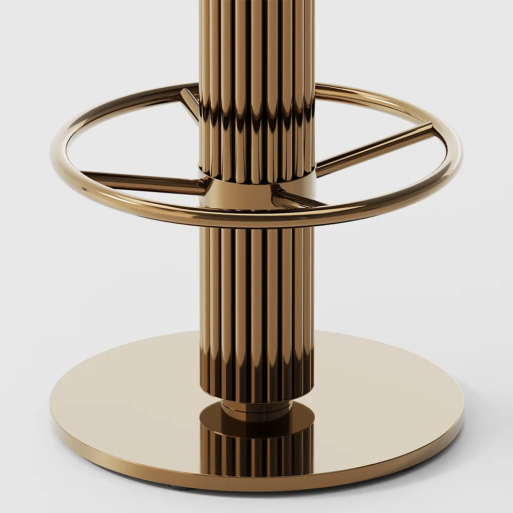 Modern Luxury Adjustable Height Bar Stools
