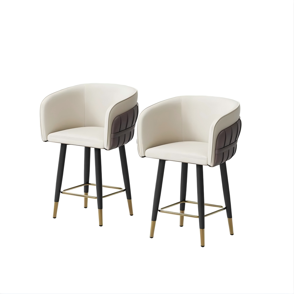 Modern Upholstered Counter Height Bar Stools