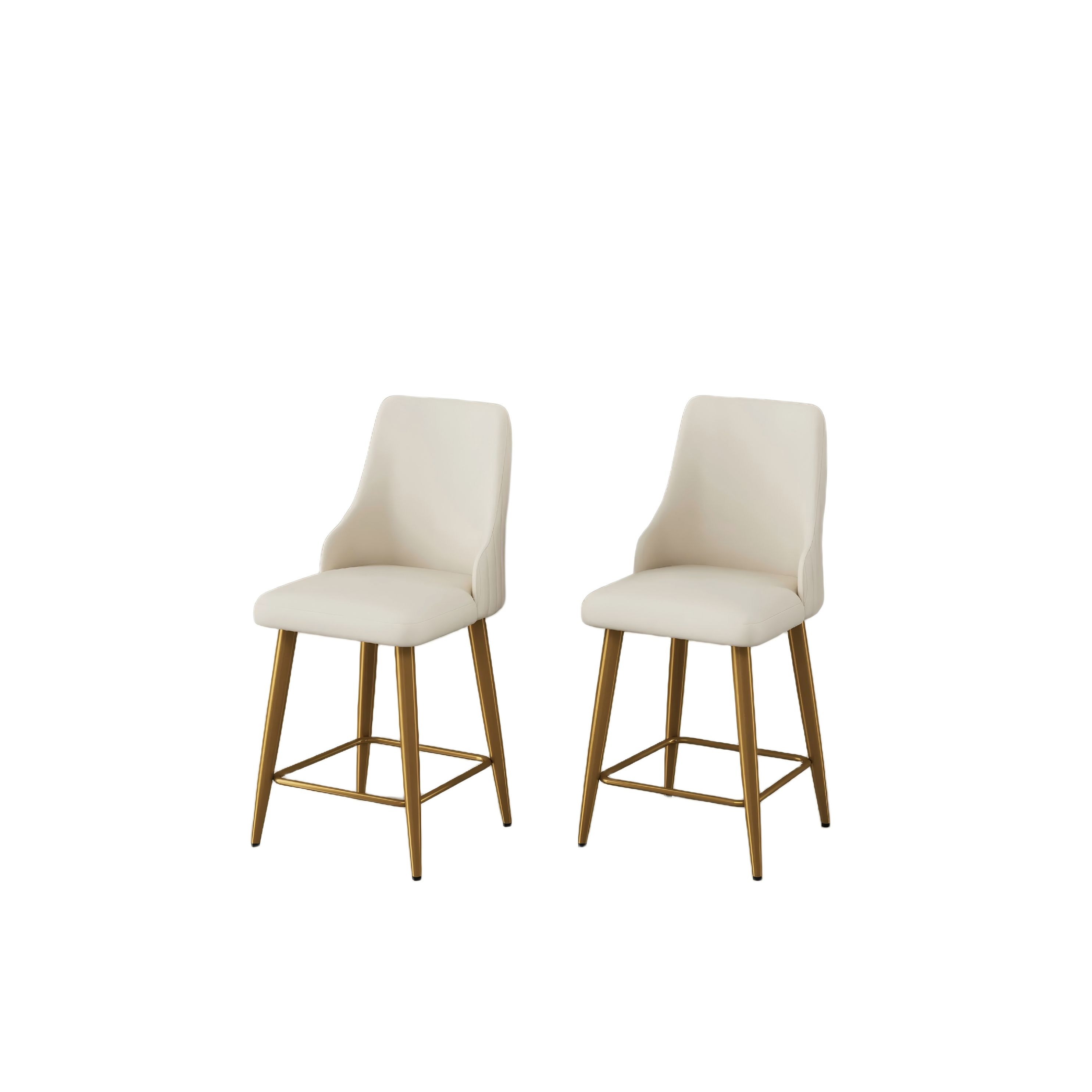 Modern Upholstered Counter Height Bar Stools