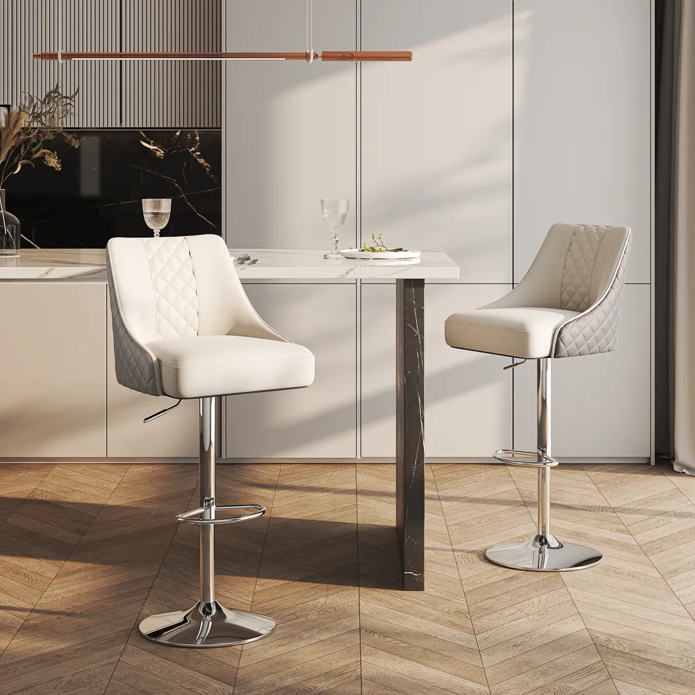 Modern Adjustable Swivel Barstools
