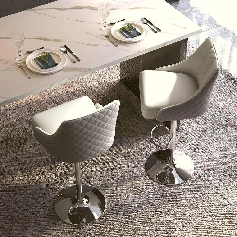 Modern Adjustable Swivel Barstools