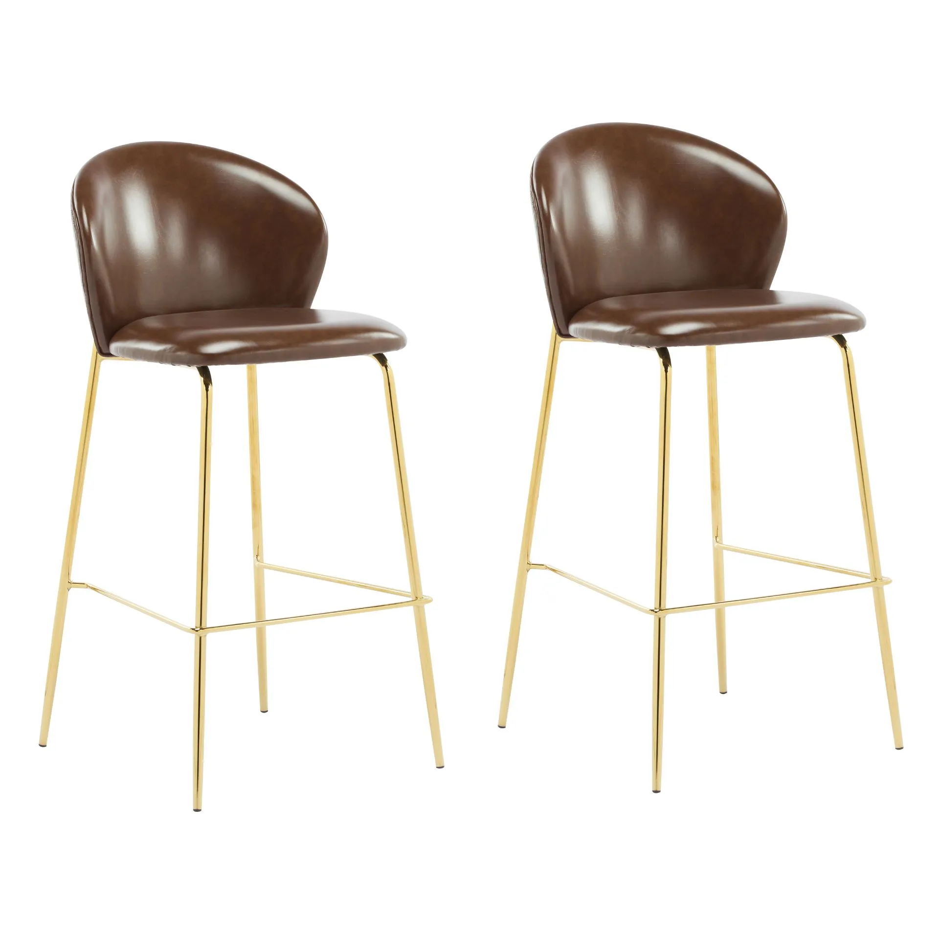 Modern Upholstered Bar Height Bar Stools