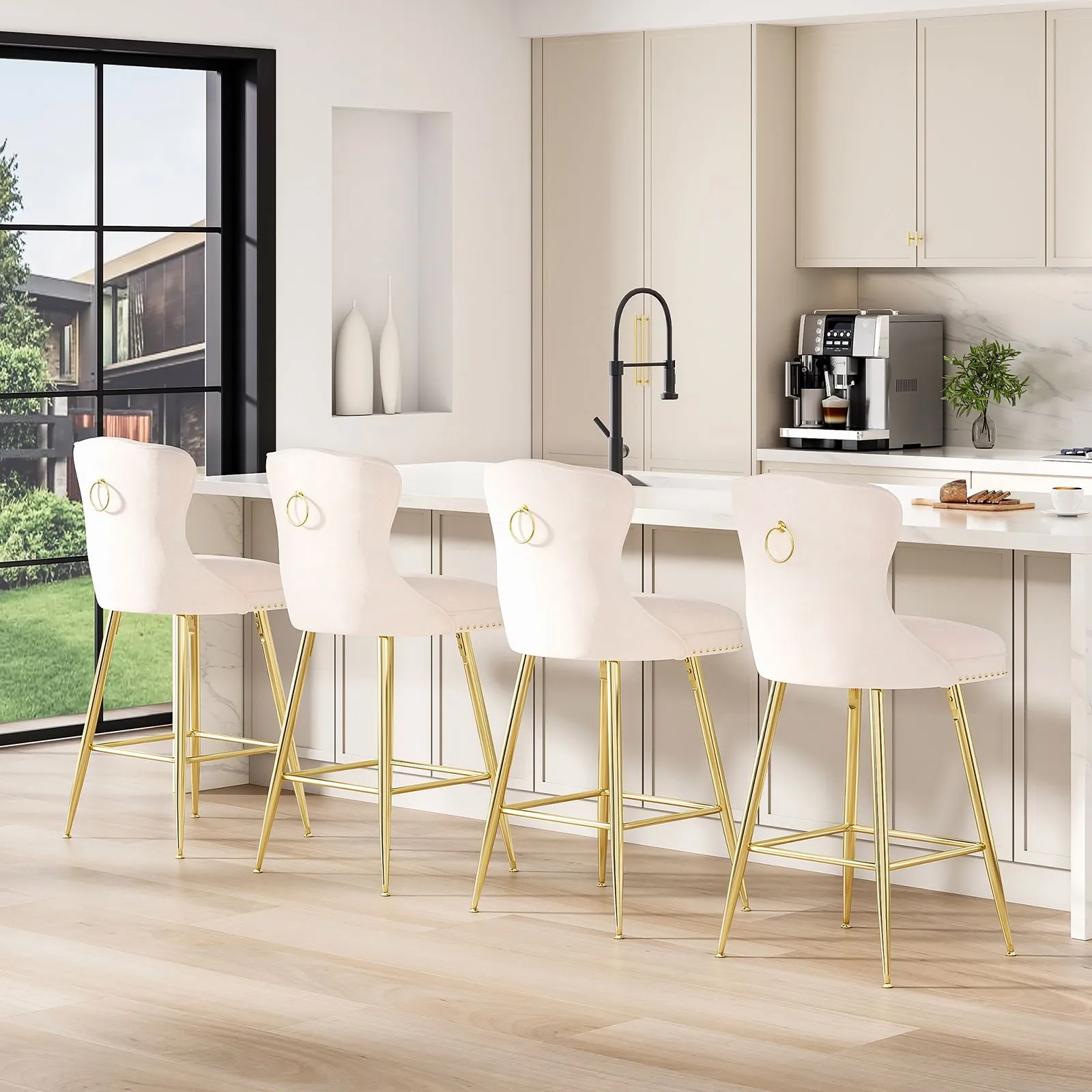 Modern Upholstered Counter Height Bar Stools Modern Upholstered Counter Height Bar Stools