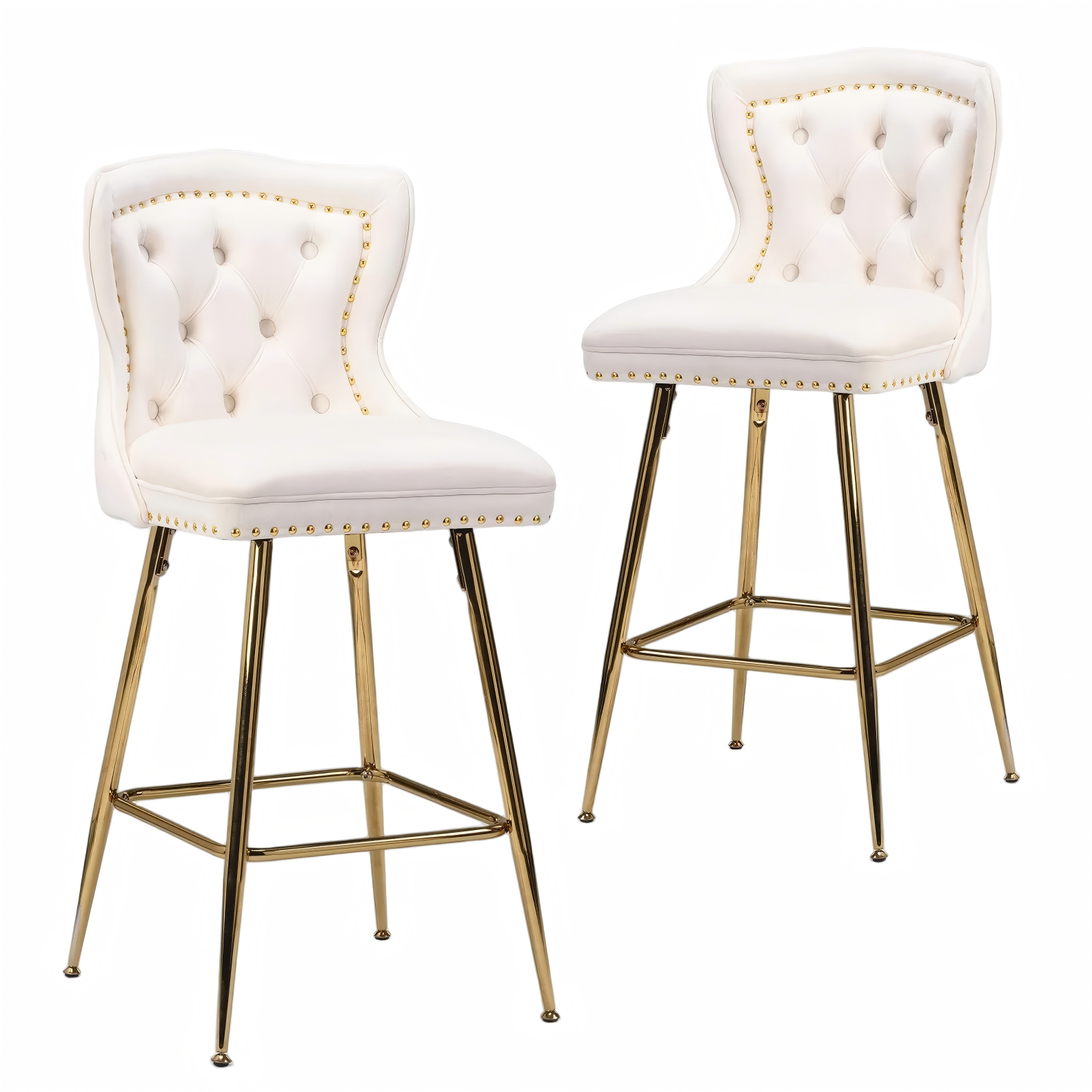 Modern Upholstered Counter Height Bar Stools 