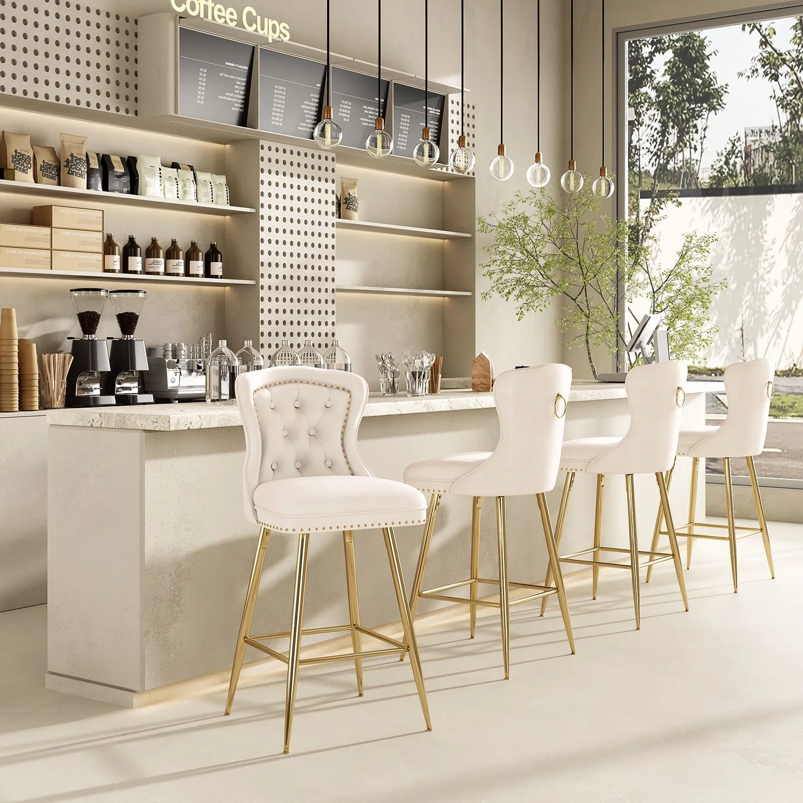 Modern Upholstered Counter Height Bar Stools Modern Upholstered Counter Height Bar Stools