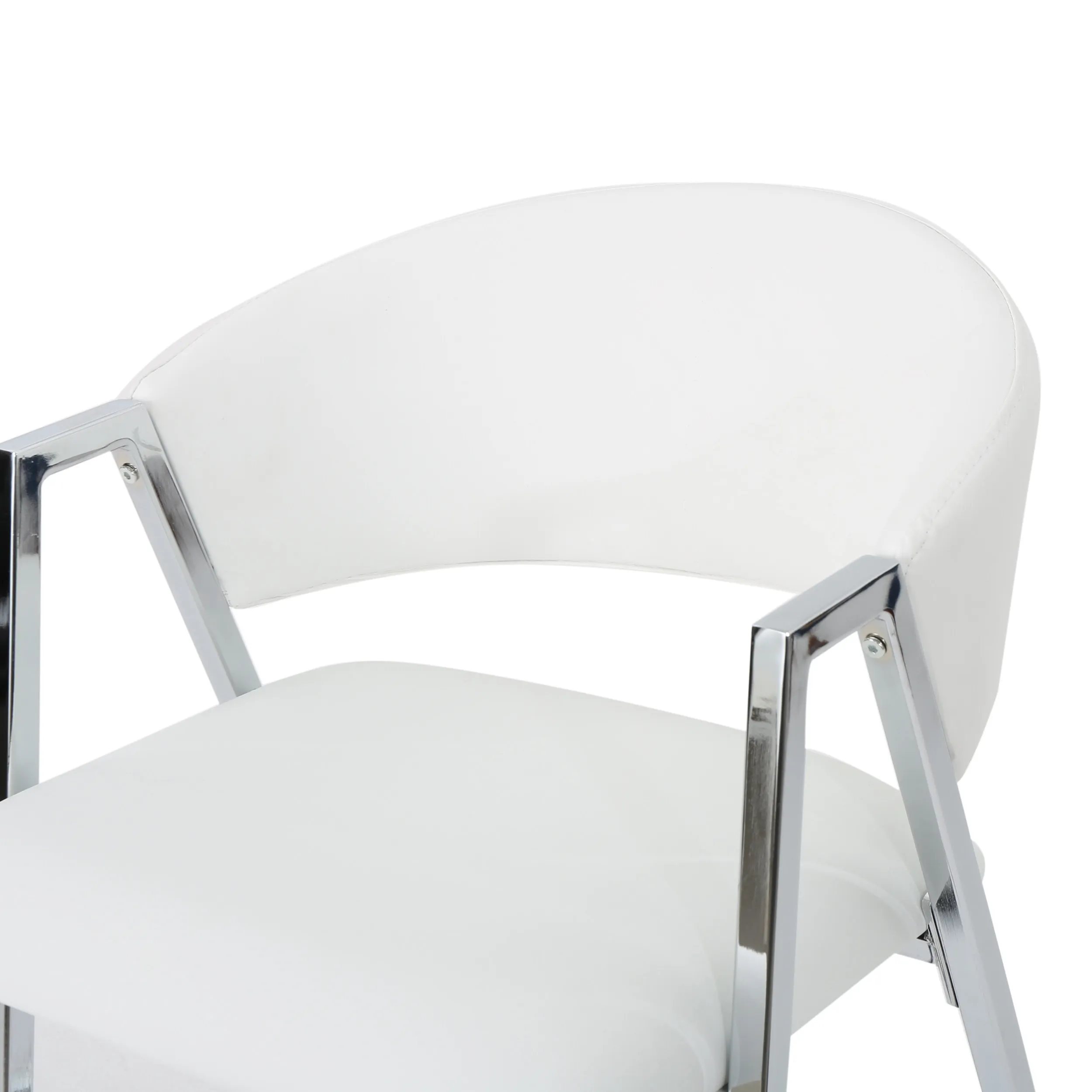 Modern Upholstered Low Back Bar Stools 