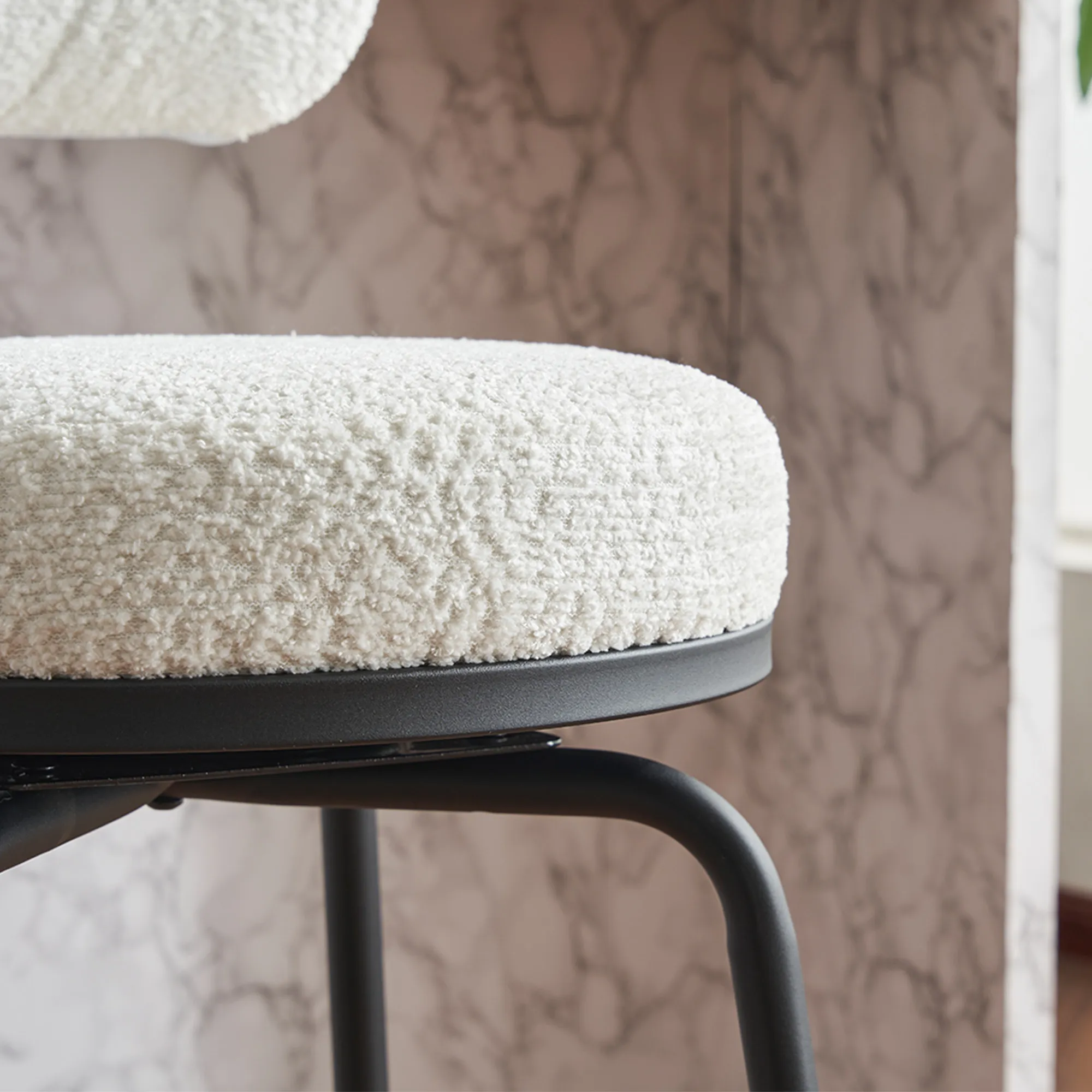 Modern Swivel Upholstered Fabric Counter Stools Modern Swivel Upholstered Fabric Counter Stools