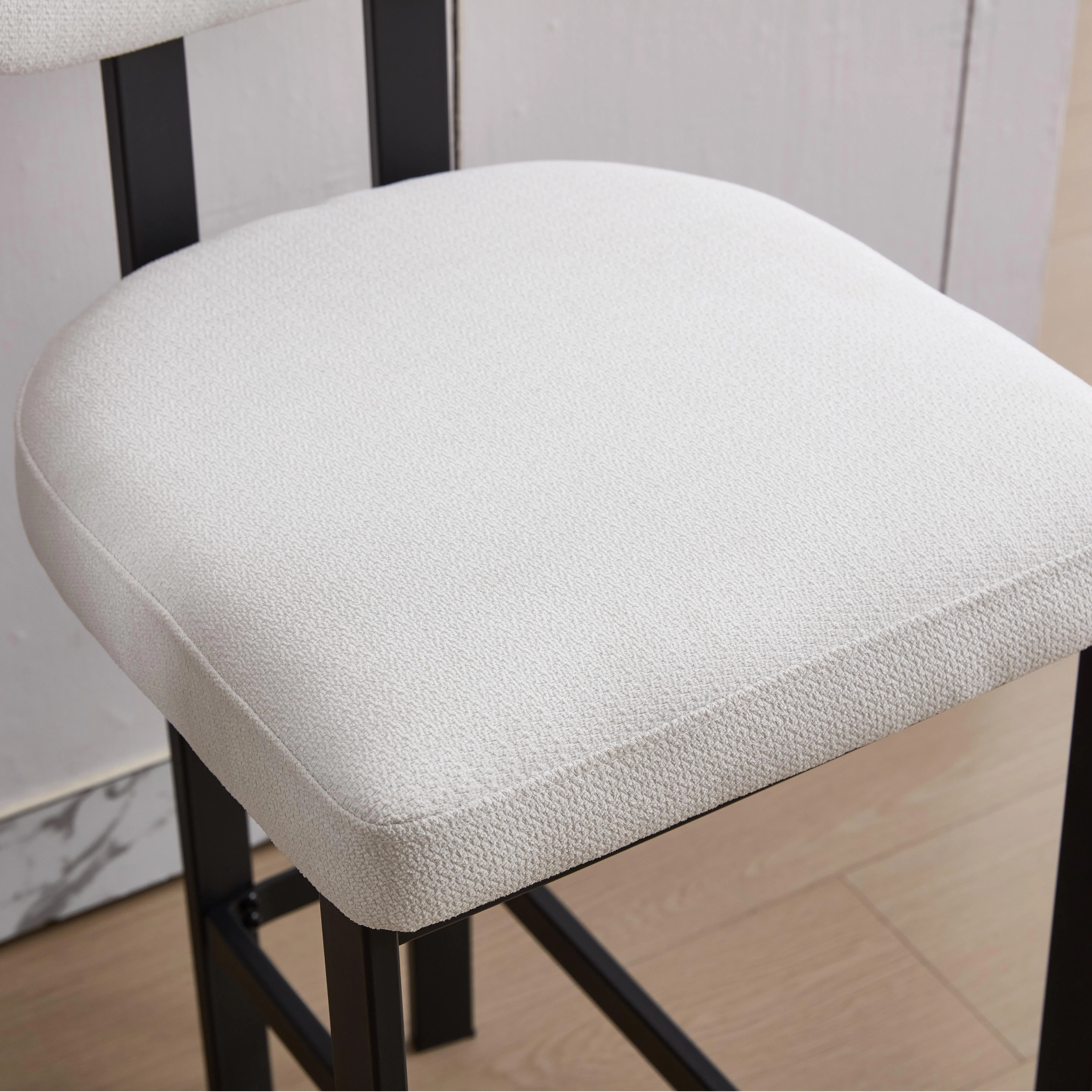Modern Upholstered Fabric Counter Stools Modern Upholstered Fabric Counter Stools