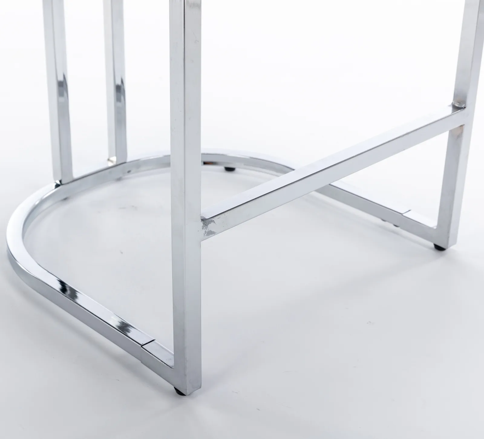 Modern Upholstered Velvet Counter Stools