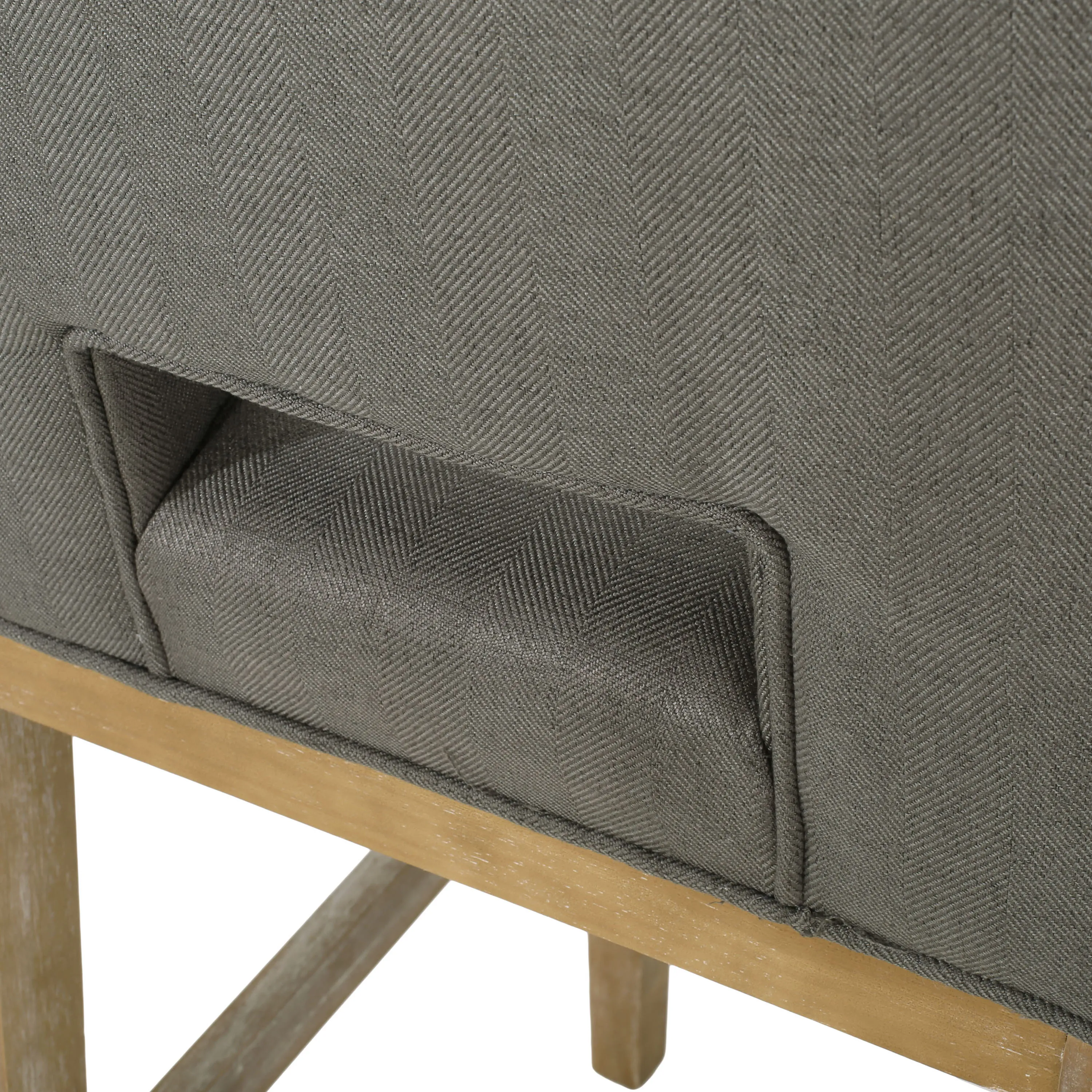 Mid-Century Modern Upholstered Solid Wood Counter Stools Mid-Century Modern Upholstered Solid Wood Counter Stools