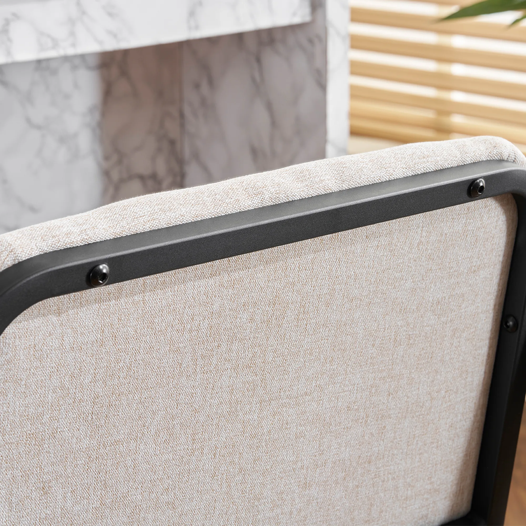 Modern Counter Height Upholstered Bar Stools