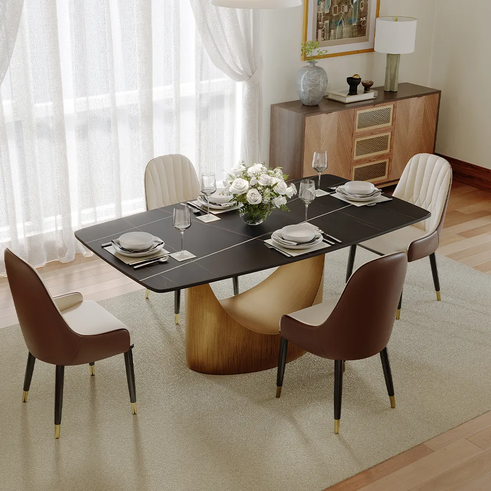Rectangular Sintered Stone Dining Table Rectangular Sintered Stone Dining Table