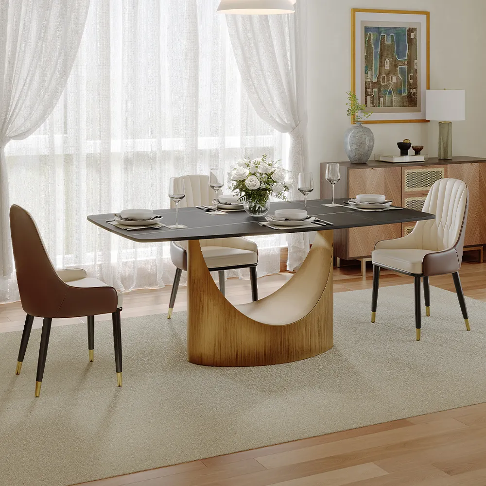 Rectangular Sintered Stone Dining Table Rectangular Sintered Stone Dining Table