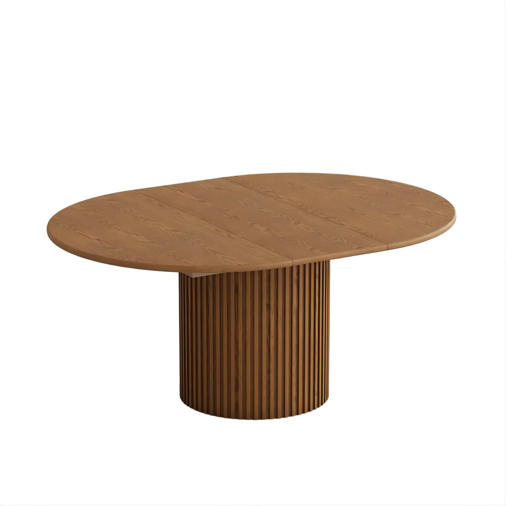 Round Extendable Dining Table