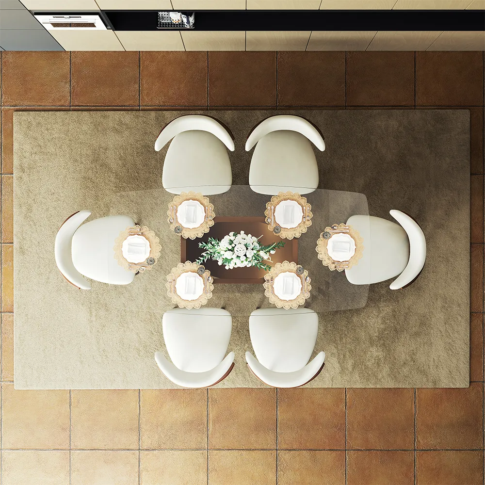 Round Glossy Sintered Stone Dining Table Round Glossy Sintered Stone Dining Table