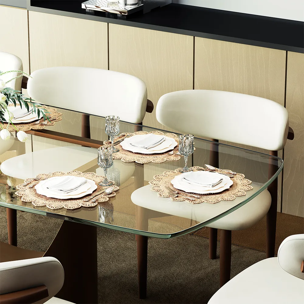 Round Glossy Sintered Stone Dining Table Round Glossy Sintered Stone Dining Table