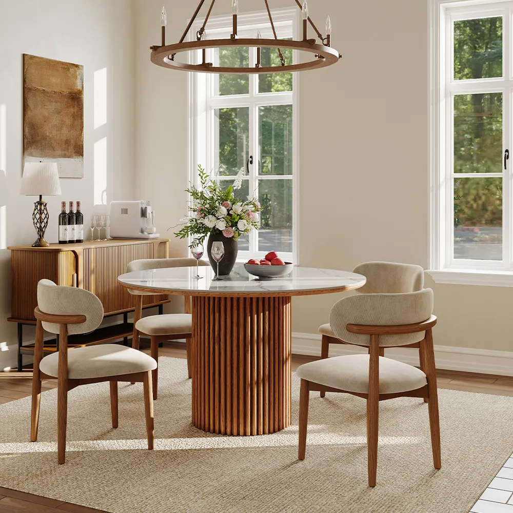 Round Sintered Stone Dining Table